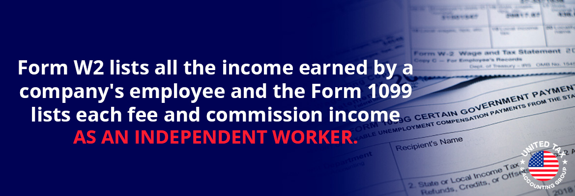 Know the Differences Between Tax Form W2 and Form 1099